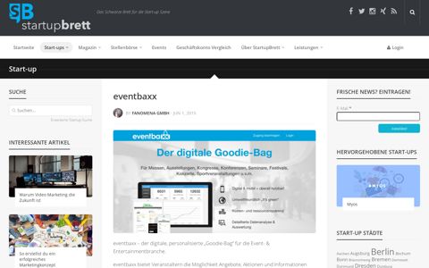 eventbaxx - StartupBrett