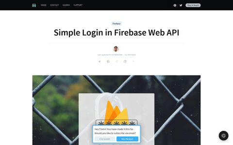 Simple Login in Firebase Web API - Time to Hack