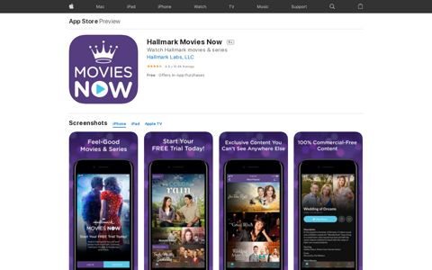 ‎Hallmark Movies Now on the App Store