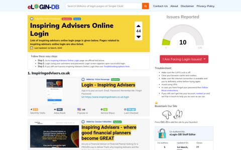 Inspiring Advisers Online Login