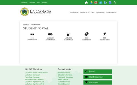 Student Portal – Students – La Cañada Unified School District