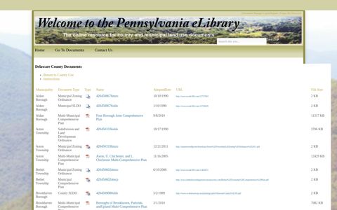 Delaware County Documents