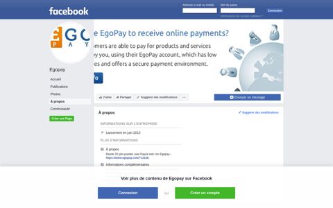 Egopay - About | Facebook