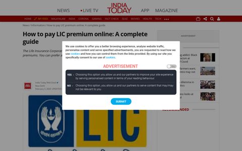 How to pay LIC premium online: A complete guide - India Today