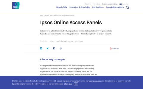 Ipsos Online Access Panels | Ipsos