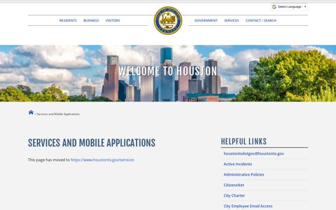 Mobile Applications - City of Houston