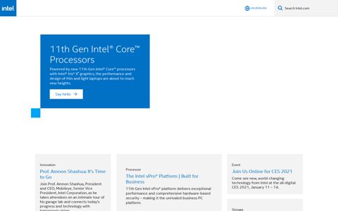Intel | Data Center Solutions, IoT, and PC Innovation