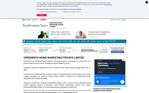 Greenrich Home Marketing Private Limited Information ...