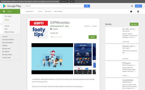ESPNfootytips - Apps on Google Play