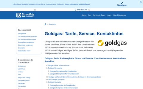 Goldgas: Tarife, Service, Kontaktinfos | stromliste.at - Ihr ...