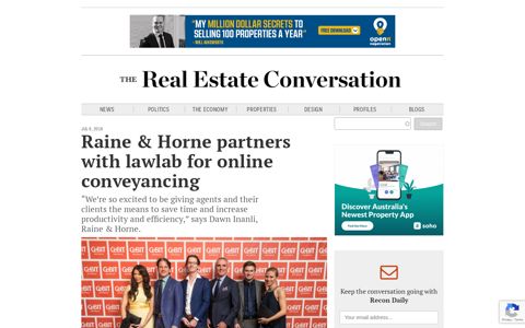 Raine & Horne partners with lawlab for online conveyancing ...