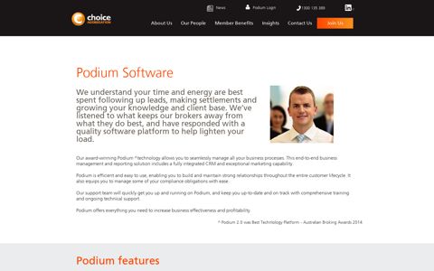 Choice aggregation's podium 2.0 software designed to help ...