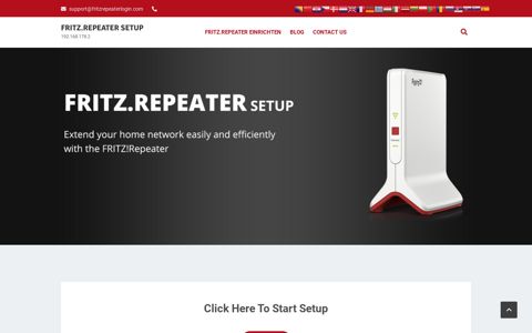 Fritz.repeater Setup | Fritz!Repeater Login | 192.168.178.2