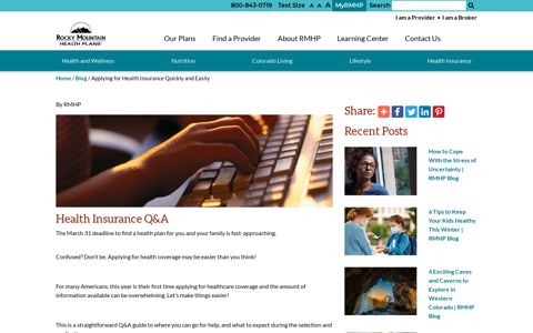 Applying for Health Insurance Quickly and Easily