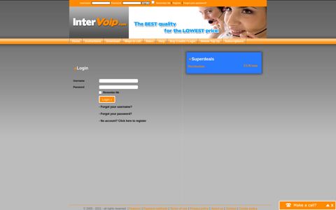 InterVoip | Cheapest calls to mobile destinations on the planet!