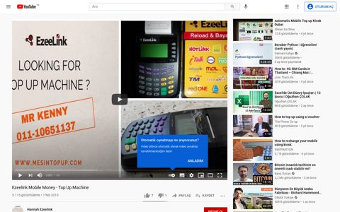 Ezeelink Mobile Money - Top Up Machine - YouTube