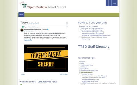 TTSD Employee Portal - Tigard-Tualatin School District