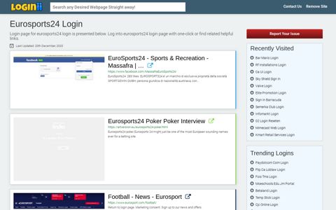 Eurosports24 Login - Loginii.com