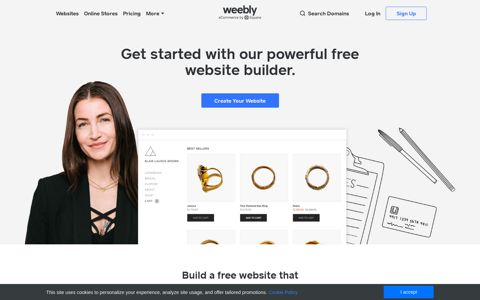Free Website Builder: Build a Free Website or Online Store ...