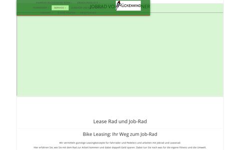 Lease Rad und Job-Rad - Fahrrad Rückenwind Bonn