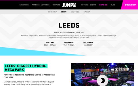 Jump Inc Leeds | Trampoline & Inflatable Park | Jump Inc