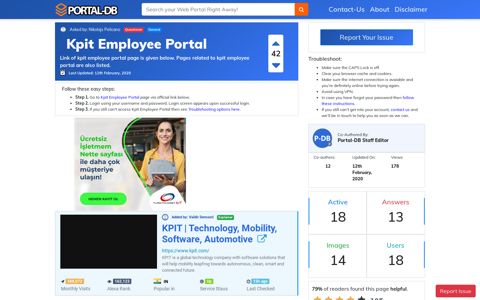Kpit Employee Portal