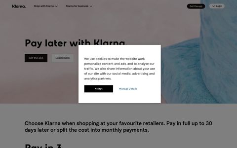 Shop now pay later | Klarna UK