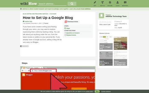 How to Set Up a Google Blog: 7 Steps (with Pictures) - wikiHow