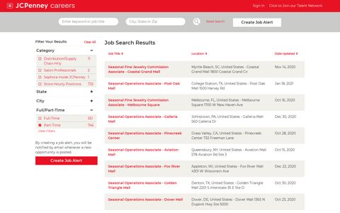 Part-Time Careers - JCPenney