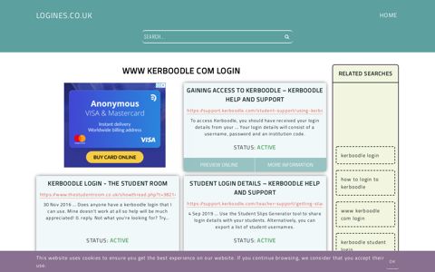 www kerboodle com login - General Information about Login