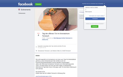 Tag der offenen Tür im Krematorium Tornesch - Facebook