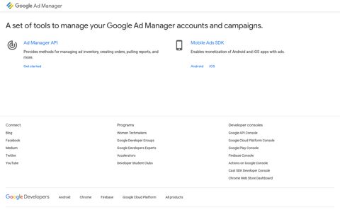 Ad Manager | Google Developers
