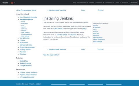 Installing Jenkins