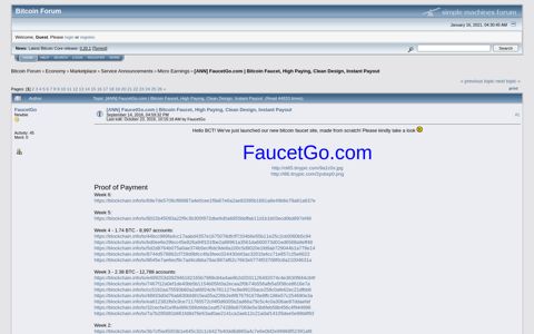 [ANN] FaucetGo.com | Bitcoin Faucet, High Paying, Clean ...