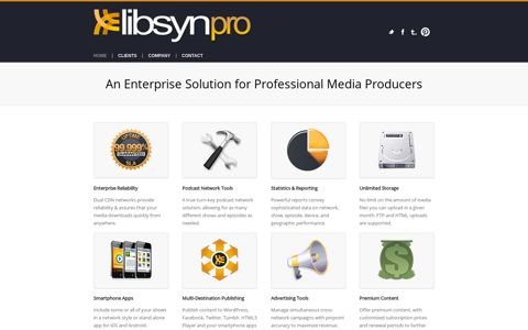 LibsynPRO - Podcast Hosting Services for Professional Media ...