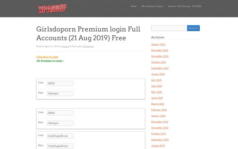 Girlsdoporn Premium login Full Accounts - xpassgf