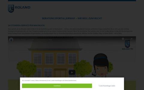 JurWay - ROLAND Service-Portal