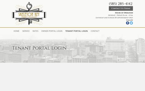 Skeleton Key Property Tenant Portal Log In | Rochester, NY
