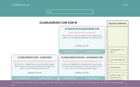 eligiblegreeks com sign in - General Information about Login
