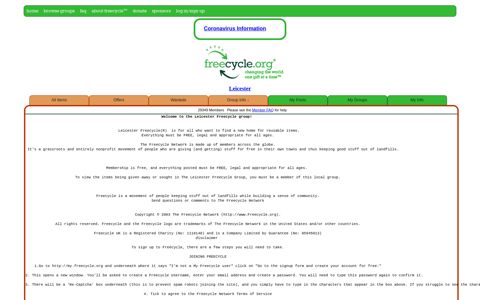 Leicester - The Freecycle Network