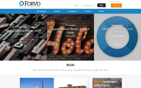 The Official Blog of Forvo