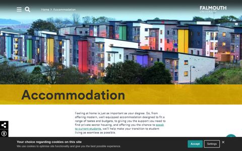 Accommodation | Falmouth University