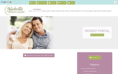 Patient Portal - Nashville Fertility - Nashville Fertility Center