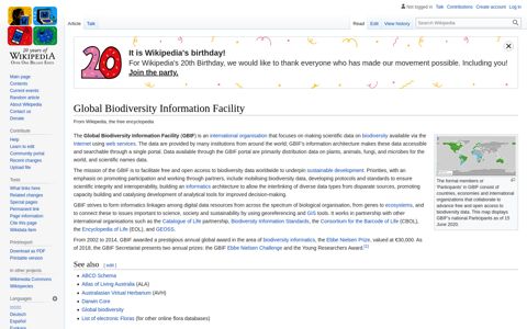 Global Biodiversity Information Facility - Wikipedia