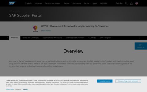 SAP Supplier Portal