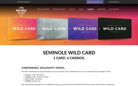 Seminole Wild Card | Hard Rock Tampa