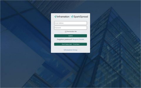 Login | Inframation & SparkSpread - inframationnews.com