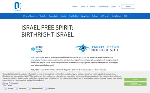 Taglit-Birthright: Israel Free Spirit - OU Israel - OU Israel