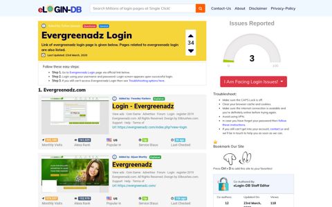 Evergreenadz Login - Find Login Page of Any Site within ...