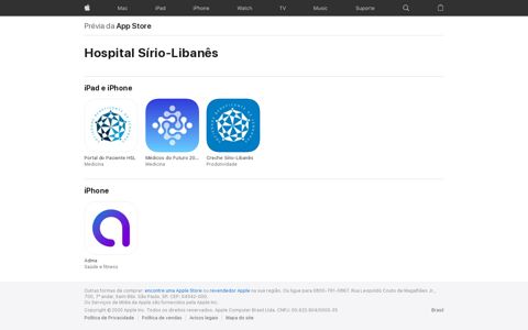 ‎Apps de Hospital Sírio-Libanês na App Store - Apple